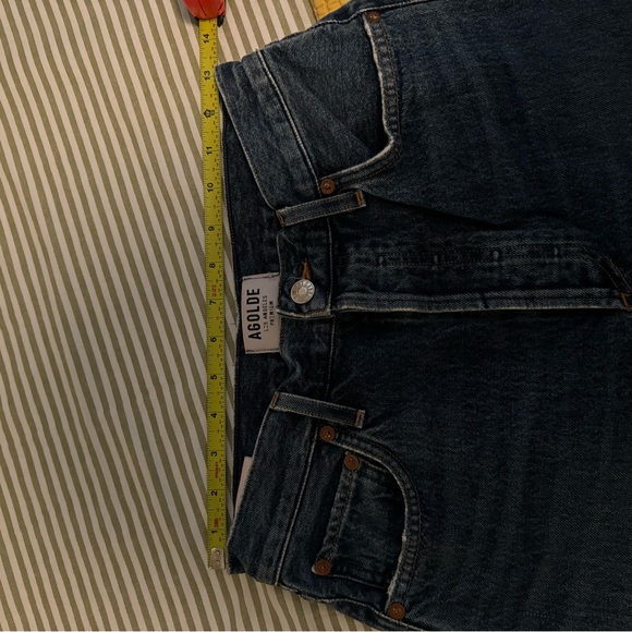 Agolde Riley High Rise Stretch Crop 26 - Picture 3 of 4